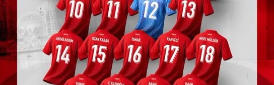 北京单场-土耳其世界杯号码：居莱尔-8、恰尔汗奥卢-10、伊尔迪兹-11